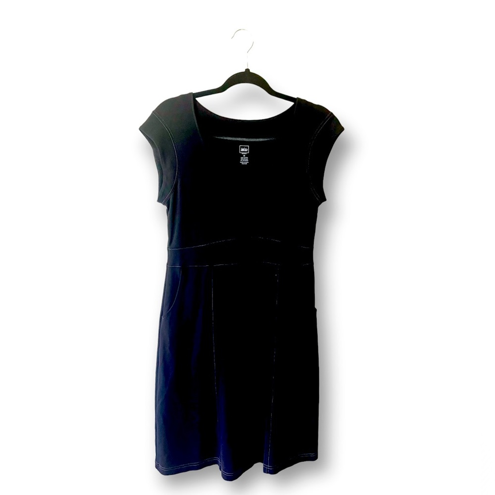 REI Co-Op Shirtdress, Black, M